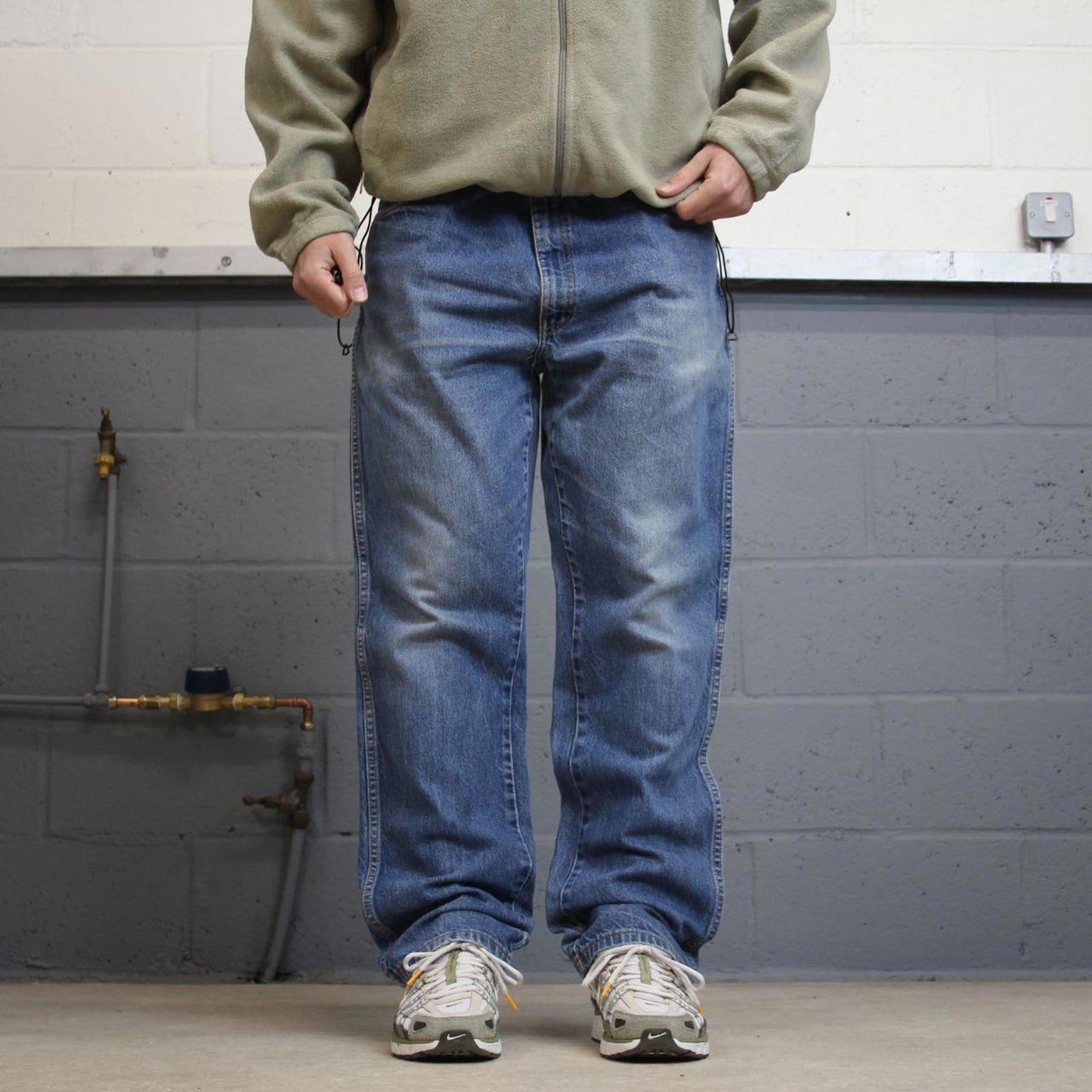 Vintage 90s Dickies jeans W38L32 00s skate style blue denim workwear pants American