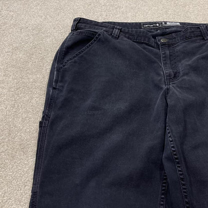 Carhartt carpenter work pants loose fit navy Women's cargo workwear trousers