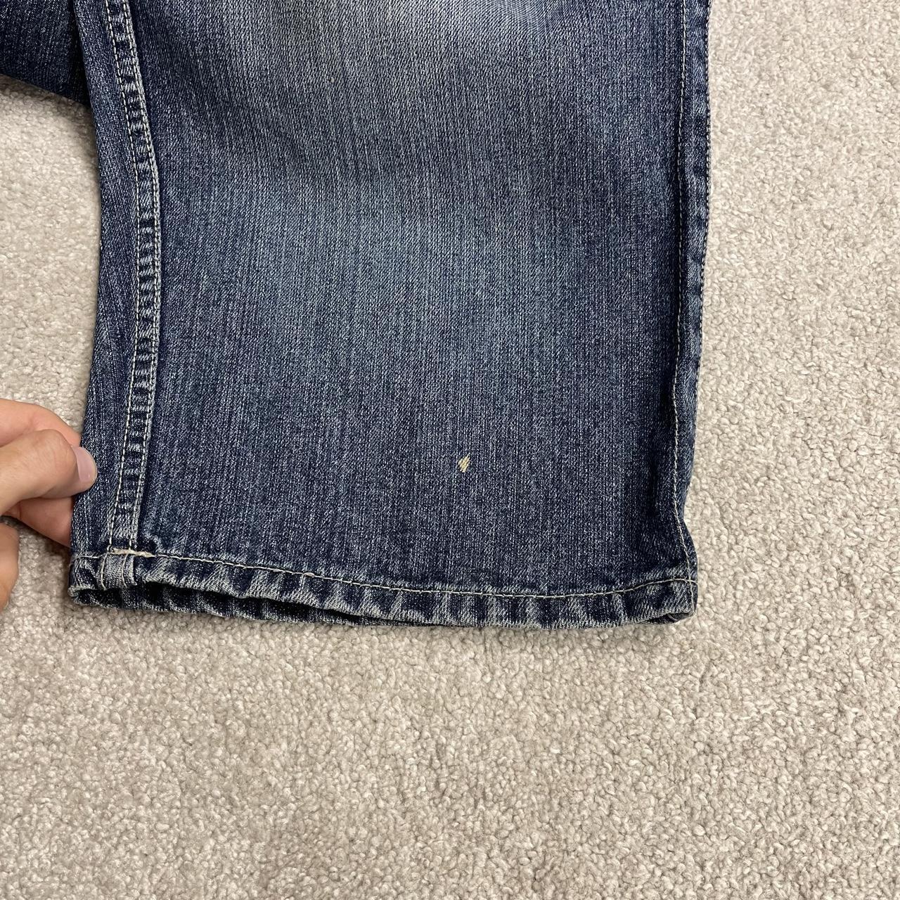 Johnny Blaze dungarees baggy y2k denim blue The Worriors embroidered bib overalls skater