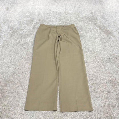 Vintage y2k baggy work pants beige Loose chino style skate trousers Red Kap workwear patch logo