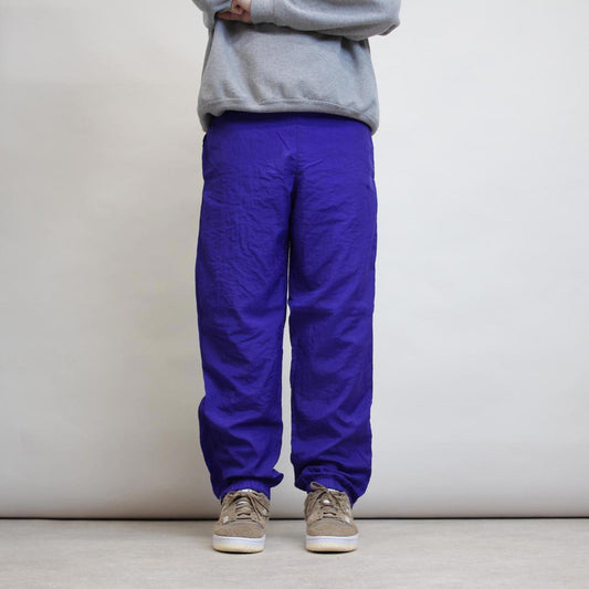 Purple Puma tracksuit bottoms S loose y2k joggers embroidered logo