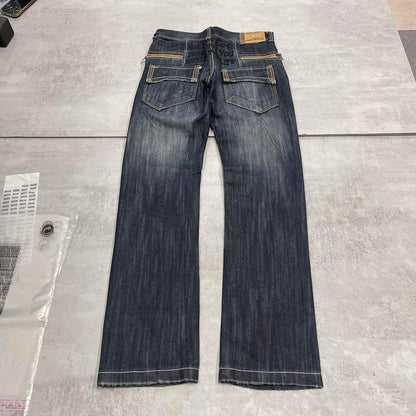 Kolapso jeans W30L34 straight y2k hip hop style denim jeans