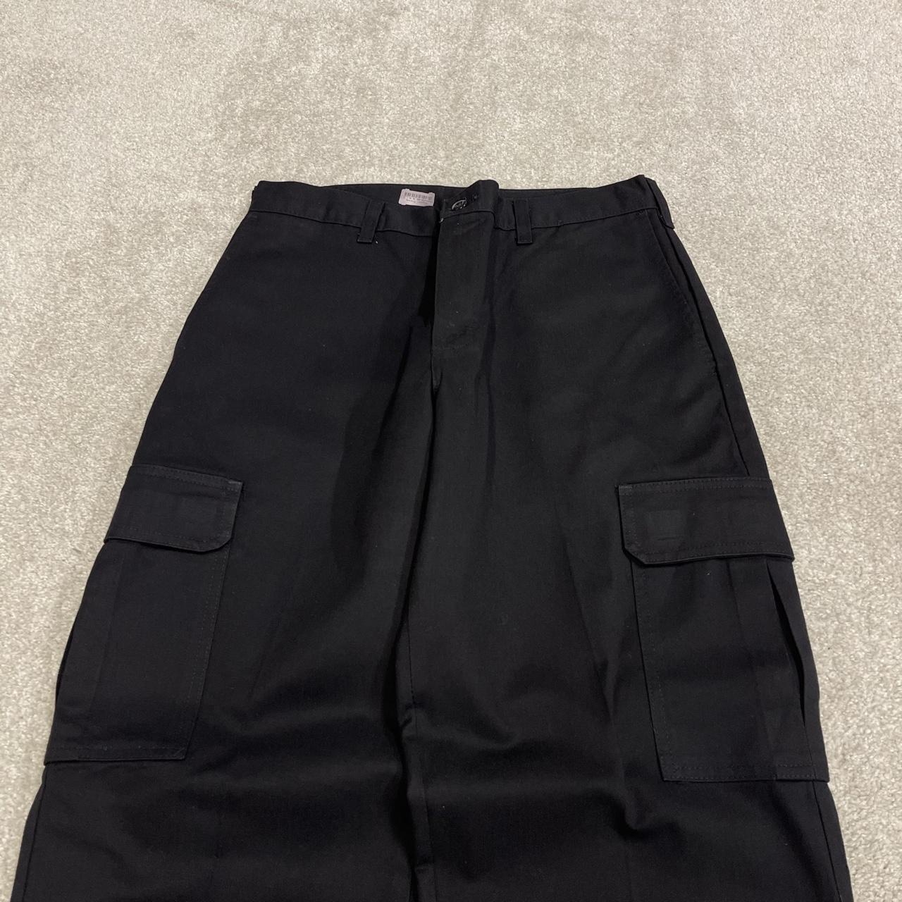 Y2K Dickies cargo work pants black loose fit Straight fit chino skater style trousers