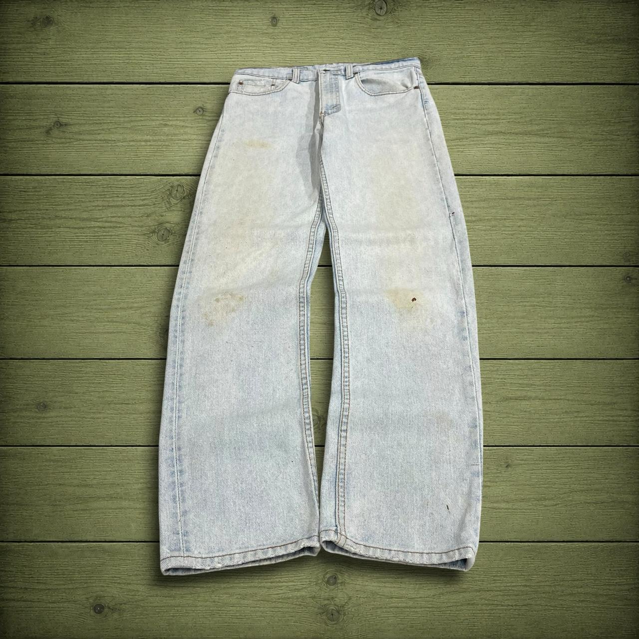 Vintage Levi’s 505 jeans straight leg light wash blue Straight fit 5 pocket pants, paper tag