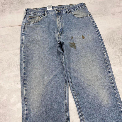 Mens vintage Carhartt jeans W36 L34 blue loose relaxed 90s style jeans