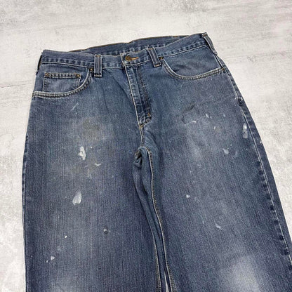 Mens vintage Carhartt jeans W34 L32 blue relaxed 90s style skater jeans