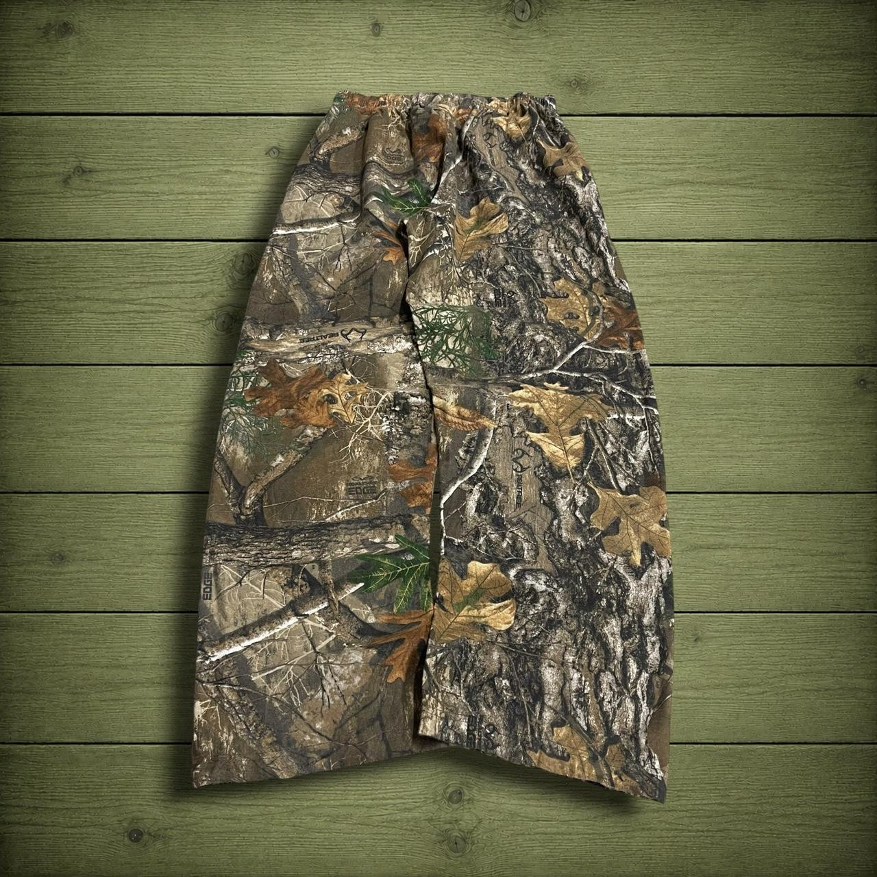 Realtree baggy camo lightweight pants y2k loose khaki Magellan soft floaty pyjama style pants