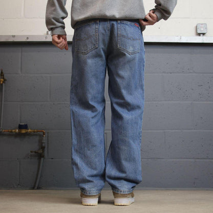 Dickies work jeans loose denim blue Regular fit skate style work pants
