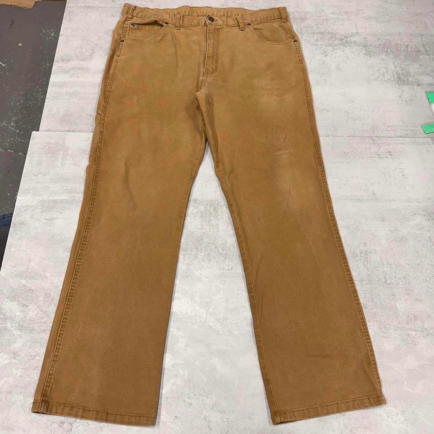 Tan Dickies carpenter jeans W38 L30 loose 90s style skater cargos