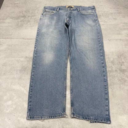 Loose Wrangler jeans W38L29 blue y2k 90s style 5 pocket denim pants
