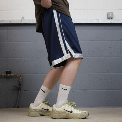 Nike sports shorts y2k loose navy Basketball style comfy floaty summer gym shorts