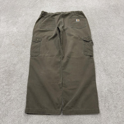Carhartt double knee cargo pants y2k relaxed utility trousers Loose leg skater style workwear pants