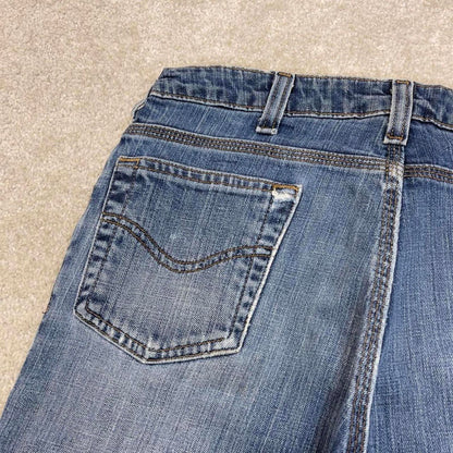 Blue Carhartt jeans size 6x30 women's bootcut 5 pocket work trousers y2k 90s style