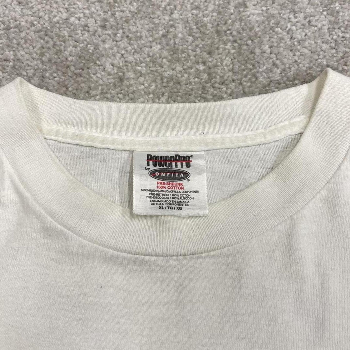 Vintage Michigan State graphic t shirt white Oneita 100% cotton single stitch tee print varsity top