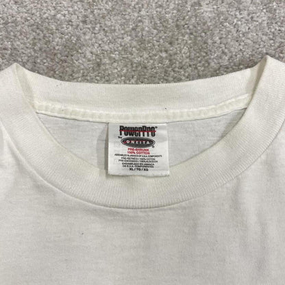 Vintage Michigan State graphic t shirt white Oneita 100% cotton single stitch tee print varsity top