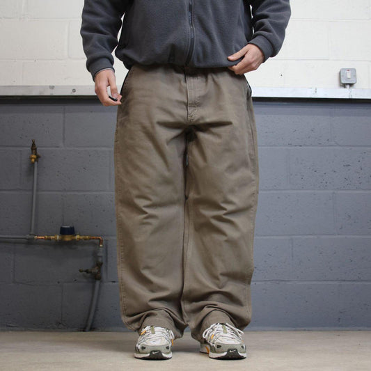 Carhartt carpenter pants W42L32 baggy khaki relaxed fit skate pants