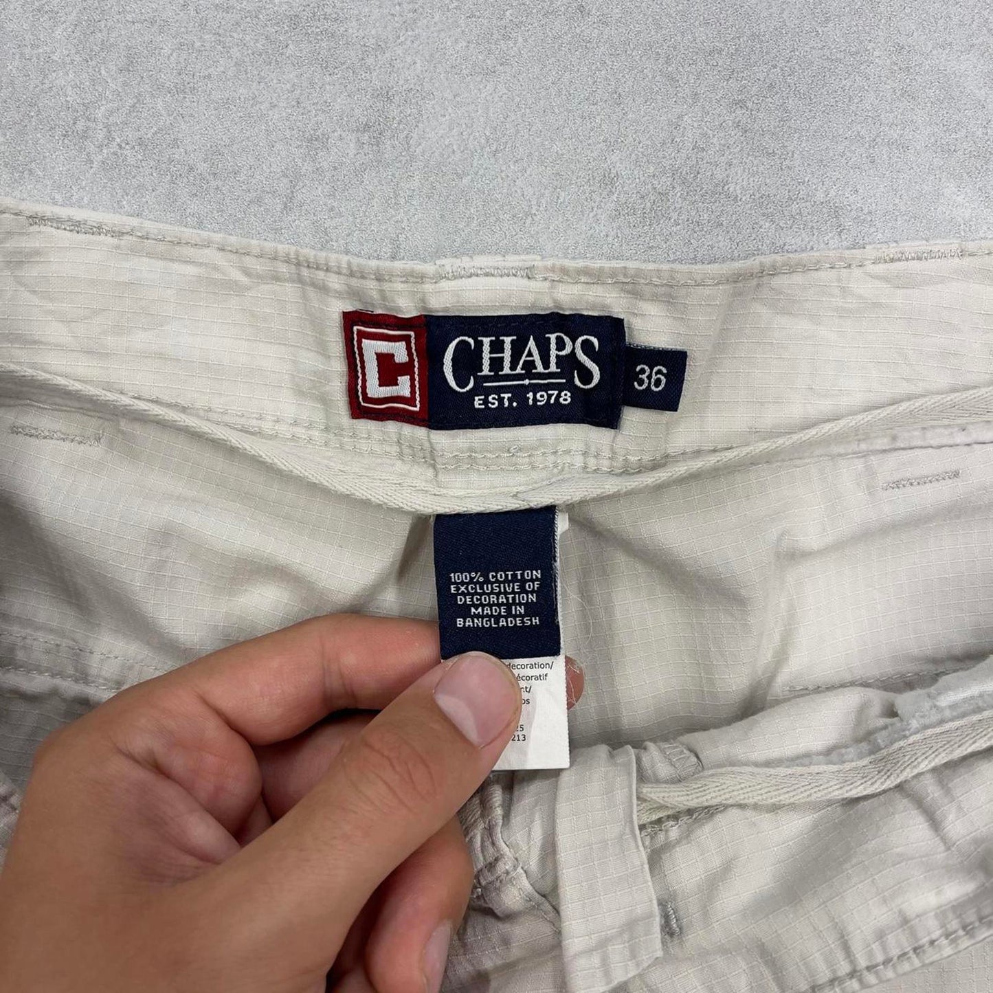 Mens Chaps cargo shorts W36