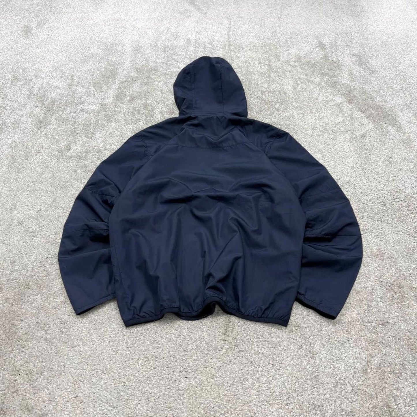 00s Nike technical windbreaker jacket Medium men's navy y2k hooded full zip up coat technical