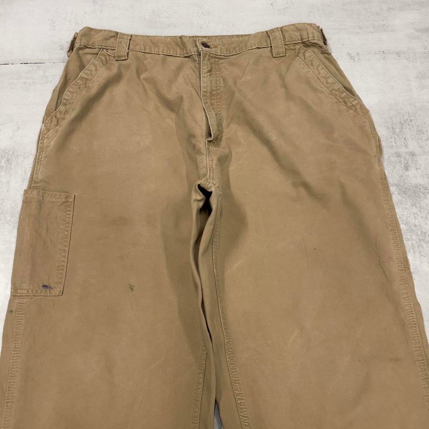 Vintage baggy Carhartt carpenter pants W38L32 90s style loose leg skater cargos