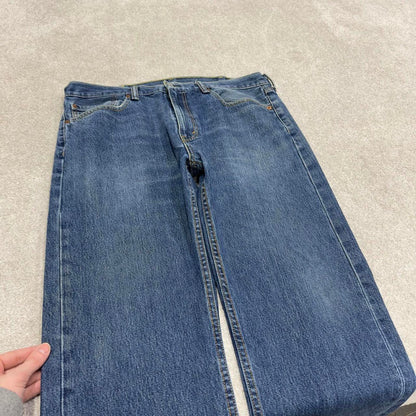 Y2K Levi’s 505 jeans straight leg blue Straight fit denim pants red tab logo