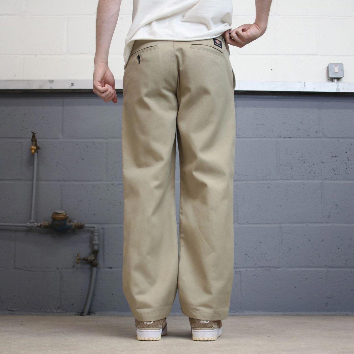Dickies Skateboarding Pants W32L30 khaki twill chino 90s style skater pants