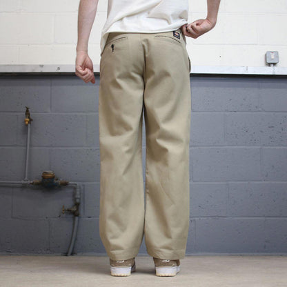 Dickies Skateboarding Pants W32L30 khaki twill chino 90s style skater pants