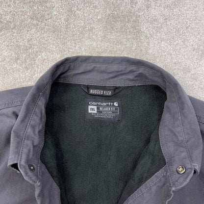 Grey Carhartt shirt jacket XXL