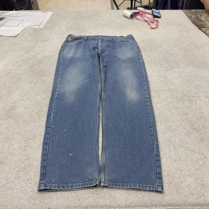 Carhartt work jeans relaxed fit blue Loose 100% cotton denim skate style work pants