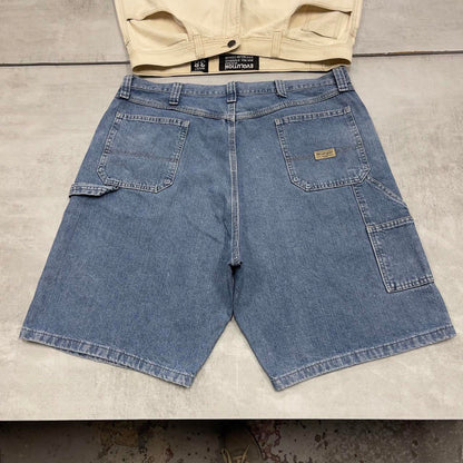 Mens baggy Wrangler carpenter jorts W40