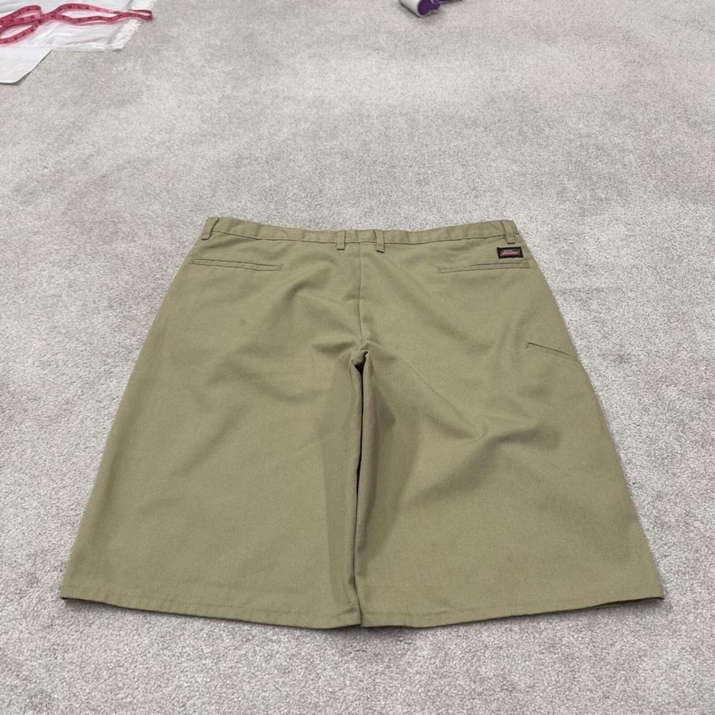 Baggy Dickies shorts carpenter khaki Twill chino skater style shorts long relaxed fit