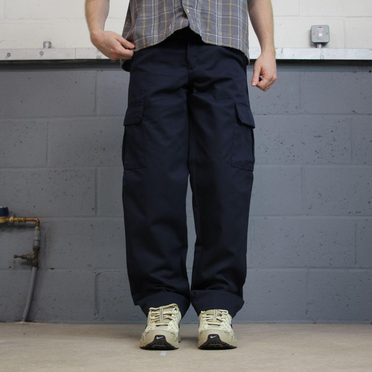 Y2K cargo pants utility chino red kap navy Loose leg skater workwear pants