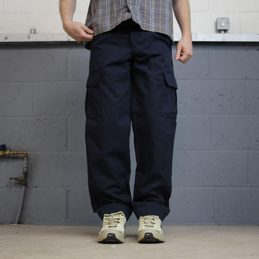 Y2K cargo pants utility chino red kap navy Loose leg skater workwear pants