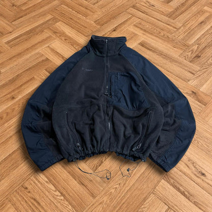 Y2K Colombia technical fleece Full zip autumn paneled combat utility fleece