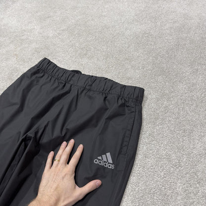 Y2K Adidas golf climastorm tracksuit bottoms loose leg black M