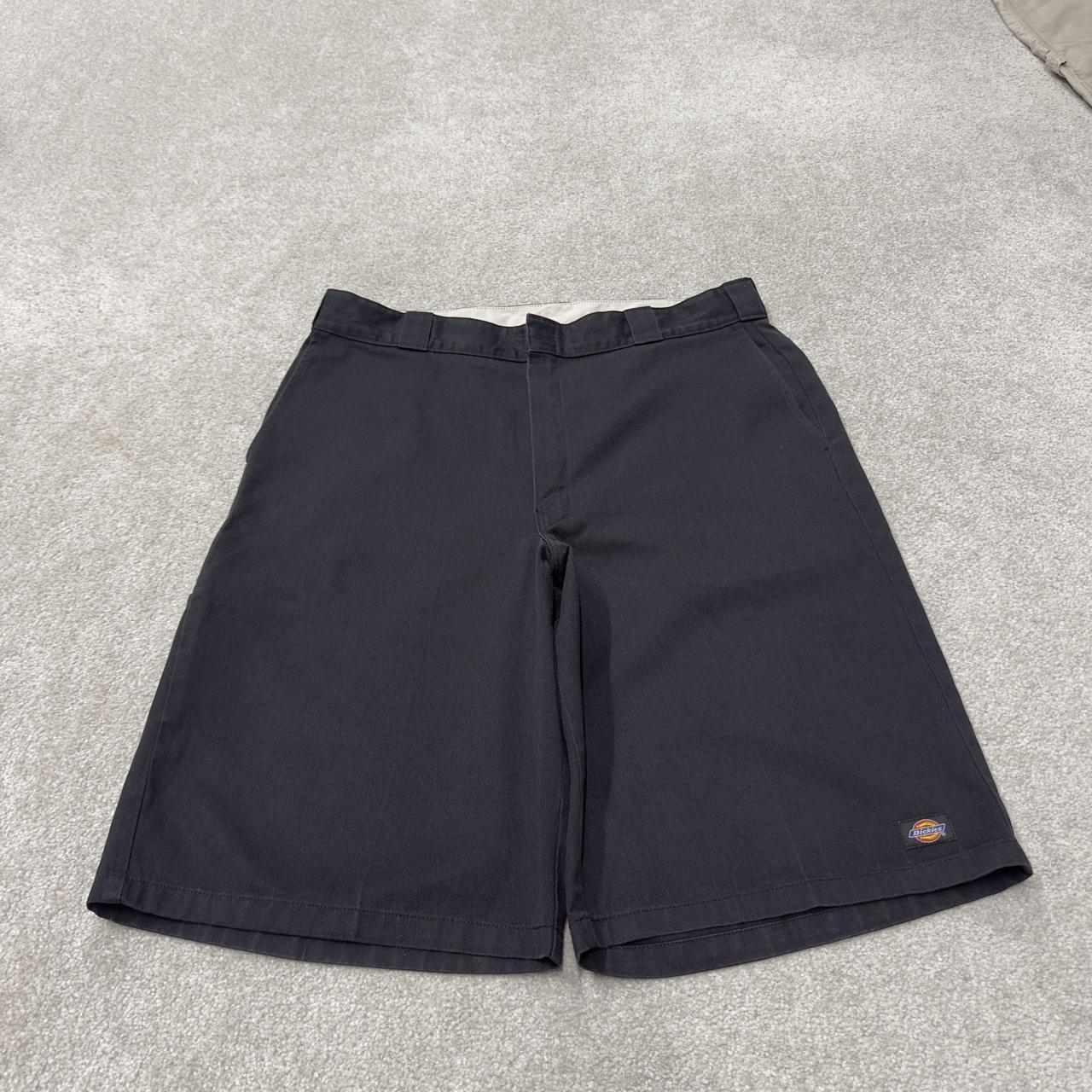 Dickies carpenter chino shorts black Loose long leg skater / surf shorts festival