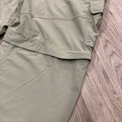 Y2K Columbia convertible technical trousers / shorts Floaty lightweight packable trouser shorts