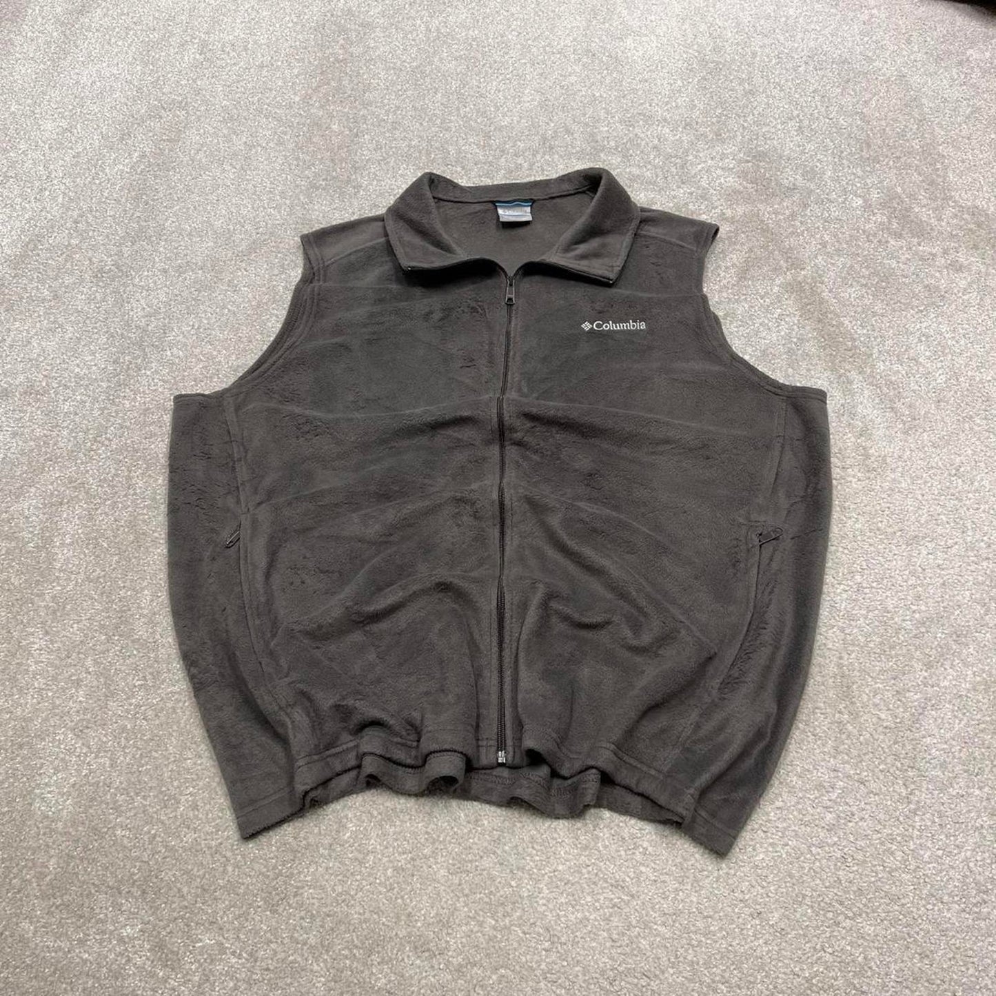 Columbia technical fleece gilet 3XT grey men’s full zip up autumn tech casual outdoors