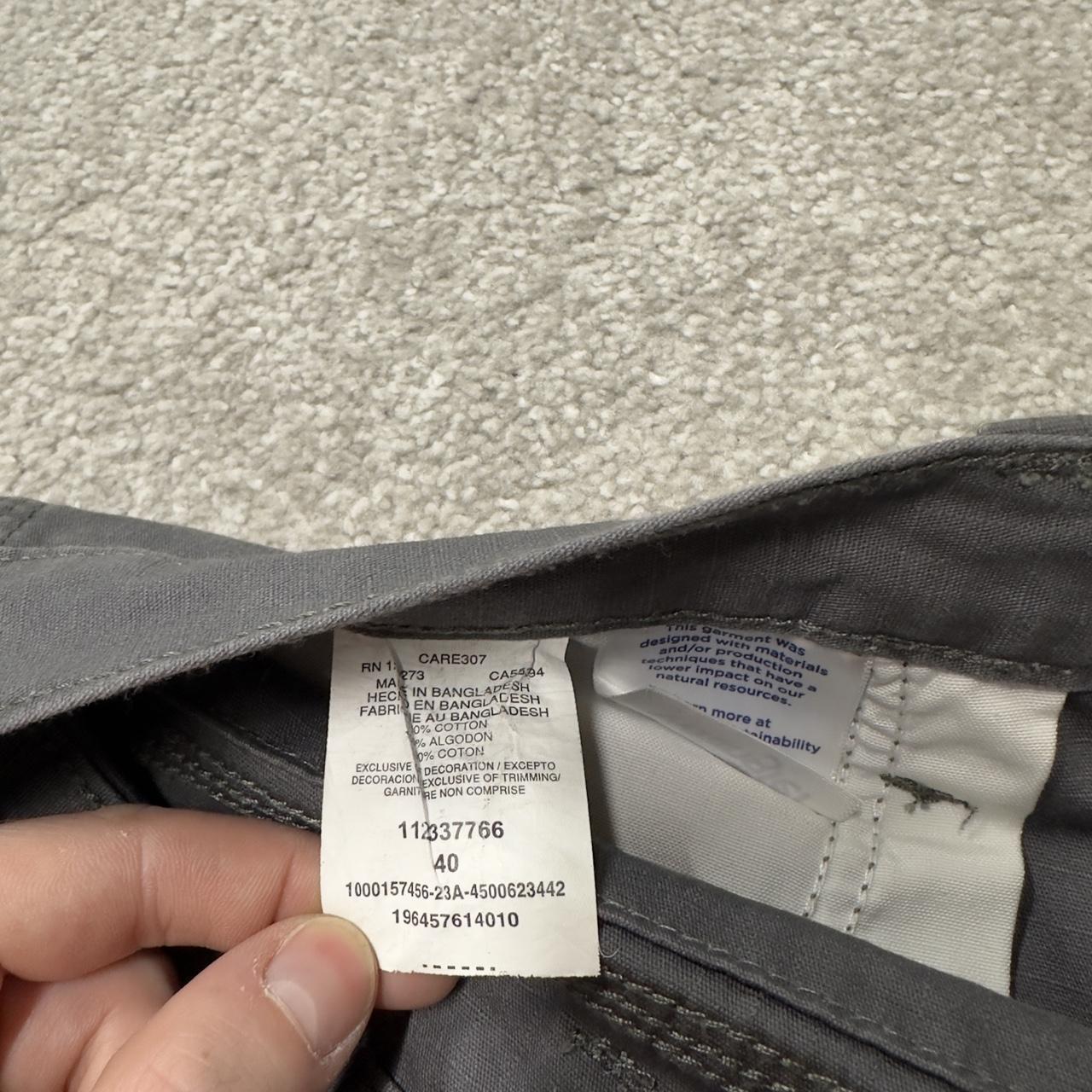 Wrangler baggy cargo shorts grey W40 canvas summer holiday utility