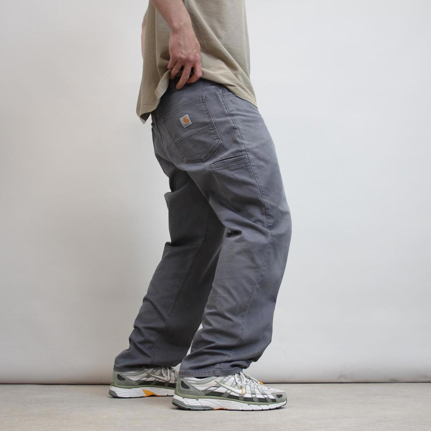 Carhartt carpenter pants W38 L32 grey loose relaxed fit skater style trousers