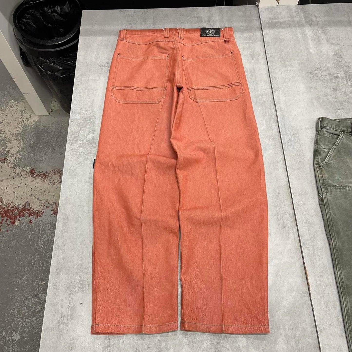 Vintage baggy Sypher skate jeans W36 L33 thick wide leg skater style jeans