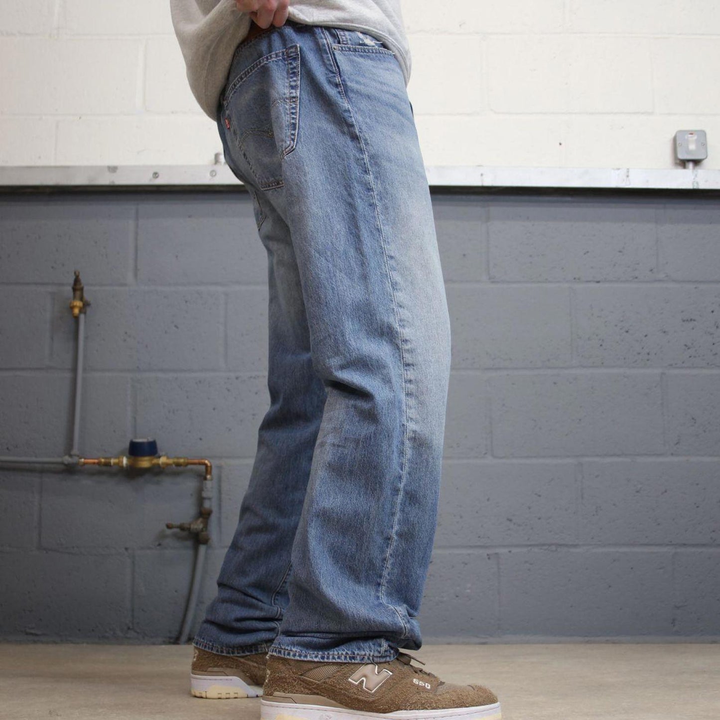 Vintage y2k Levis 505 jeans black Casual style 5 pocket straight leg denim pants