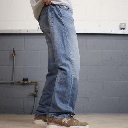 Vintage y2k Levis 505 jeans black Casual style 5 pocket straight leg denim pants