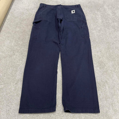 Carhartt carpenter jeans navy W34L28 90s skater style canvas cargos