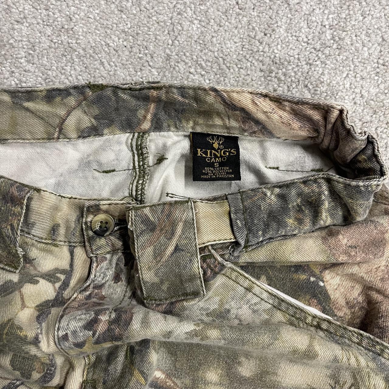 Vintage camo cargo pants y2k utility khaki King’s Realtree camouflage hunting cargos