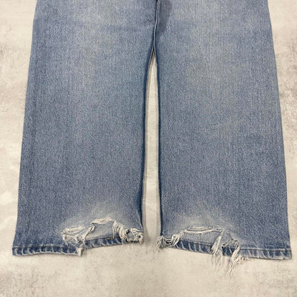 Loose Wrangler jeans W38L29 blue y2k 90s style 5 pocket denim pants
