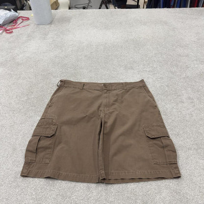 Dickies baggy cargo shorts y2k brown Chino style skater shorts loose leg festival