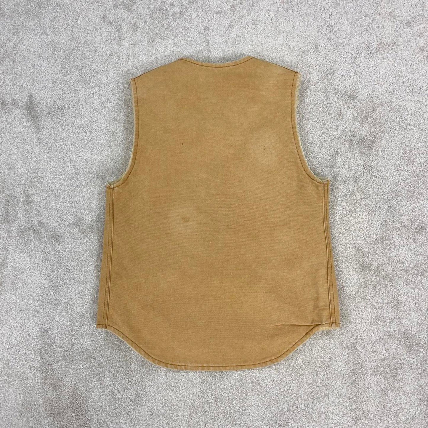 Tan vintage 1985 Carhartt Gilet XS