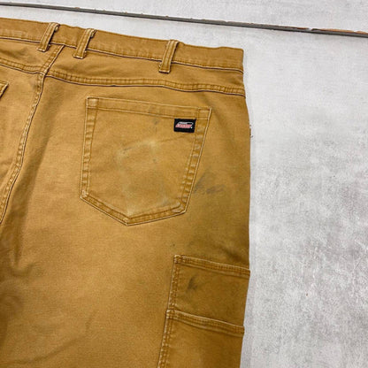 Dickies carpenter shorts loose canvas tan brown skater style jorts