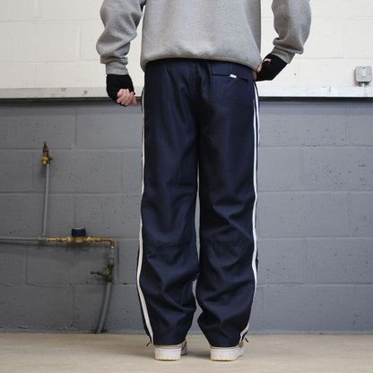 00s Starter tracksuit bottoms navy small loose y2k style sportswear track pants gym wear