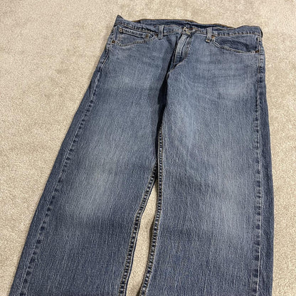Levi's 505 straight fit jeans y2k blue Regular straight leg denim pants red tab logo